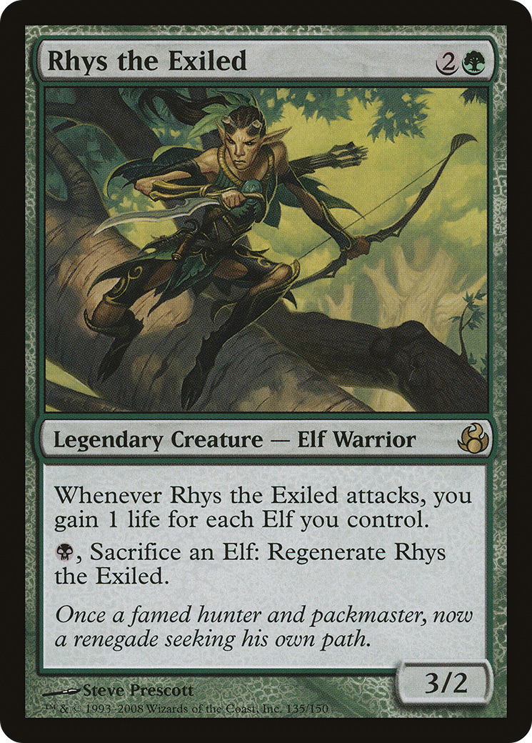 Rhys the Exiled (MOR-135) - Morningtide Foil