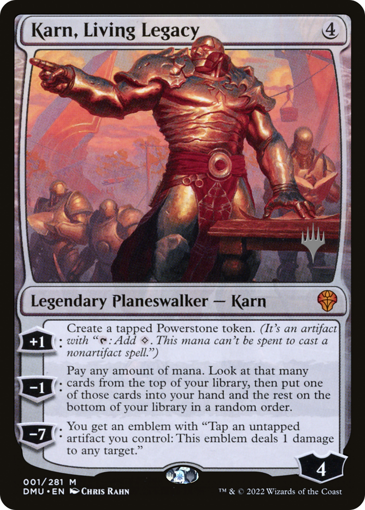 Karn, Living Legacy (PPDMU-001) - Dominaria United Promos