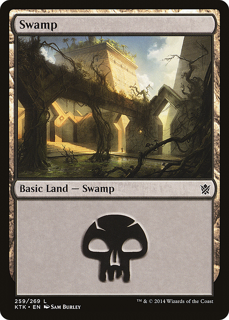 Swamp (259) (KTK-259) - Khans of Tarkir Foil