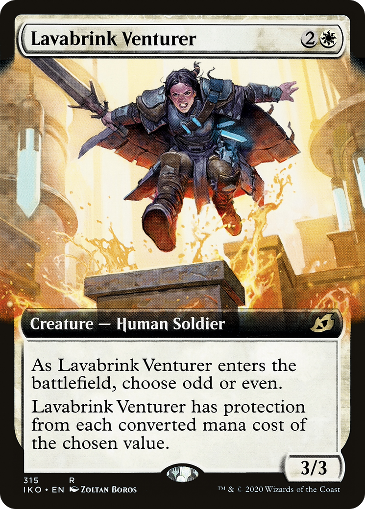 Lavabrink Venturer (Extended Art) (IKO-315) - Ikoria: Lair of Behemoths: (Extended Art)