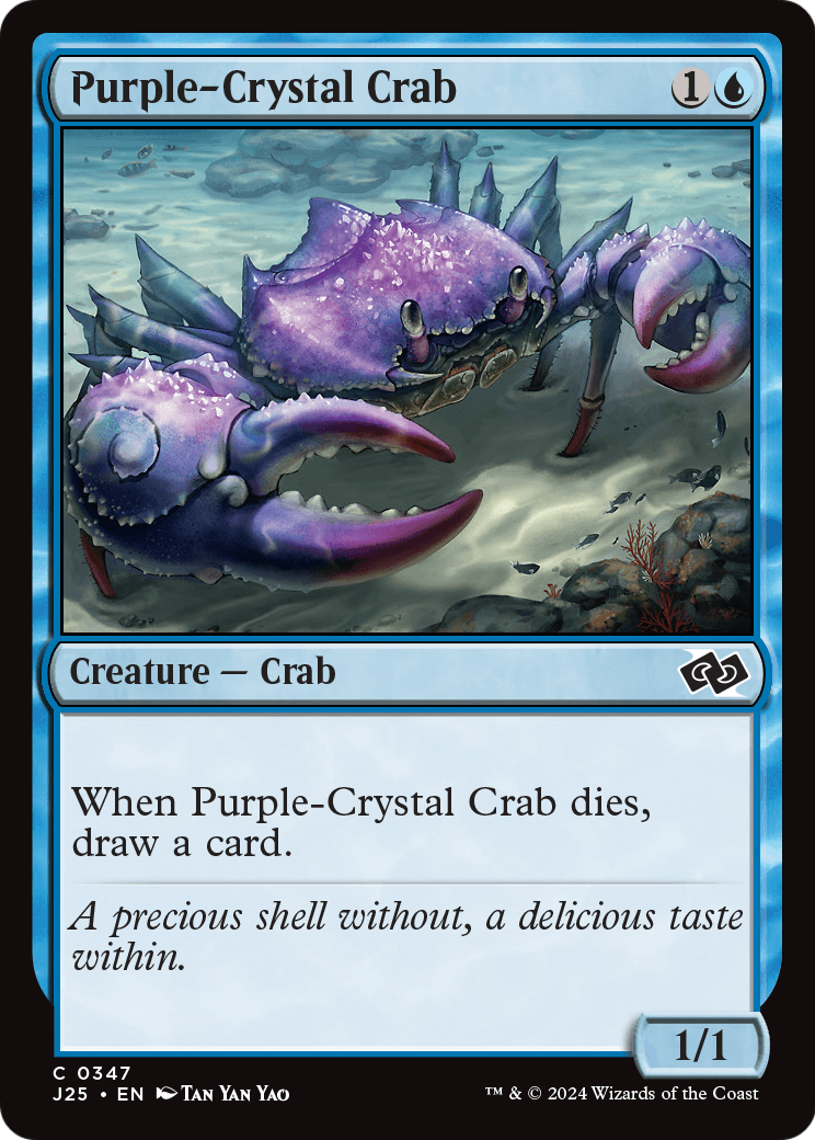 Purple-Crystal Crab (J25-347) - Foundations Jumpstart