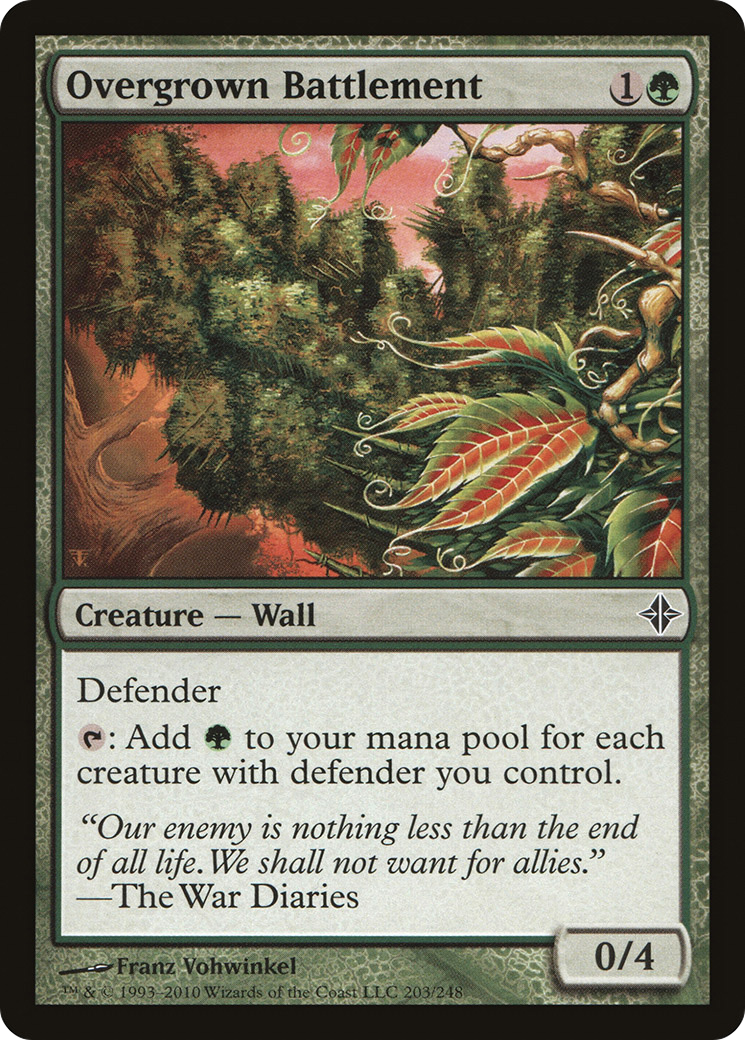 Overgrown Battlement (ROE-203) - Rise of the Eldrazi