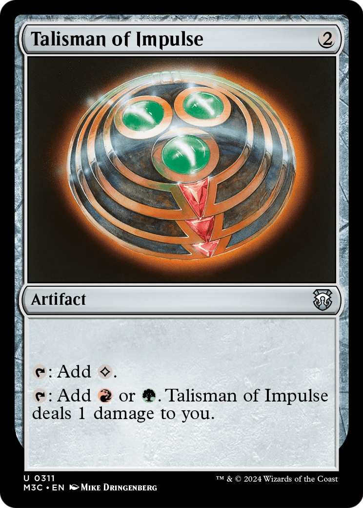 Talisman of Impulse (M3C-311) - Modern Horizons 3 Commander