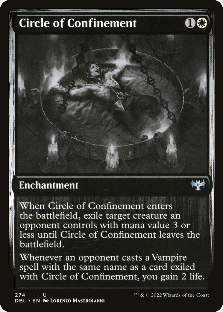 Circle of Confinement (DBL-274) - Innistrad: Double Feature Foil