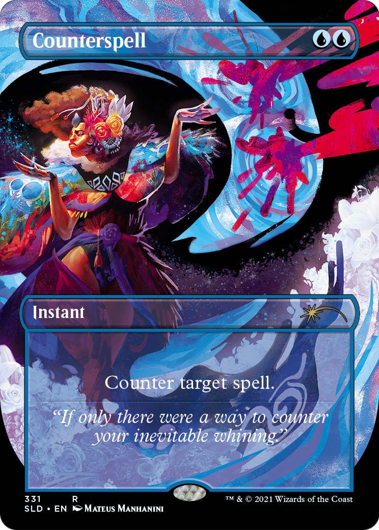 Counterspell (331) (SLD-331) - Secret Lair Drop (Borderless) Foil