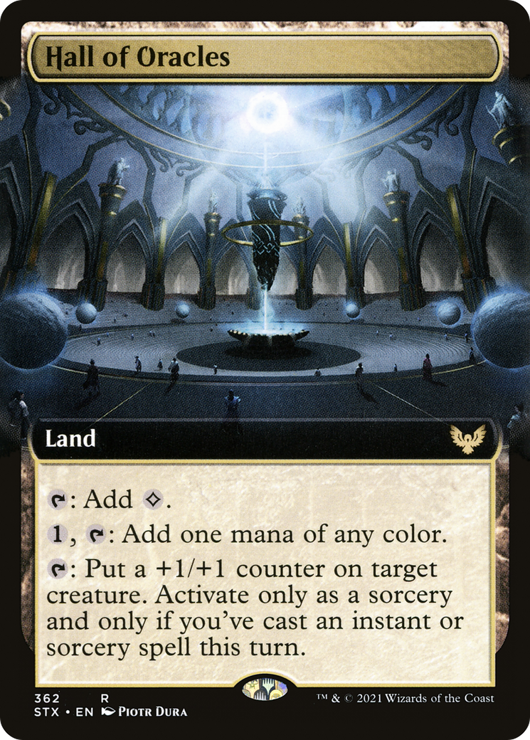 Hall of Oracles (Extended Art) (STX-362) - Strixhaven: School of Mages: (Extended Art)
