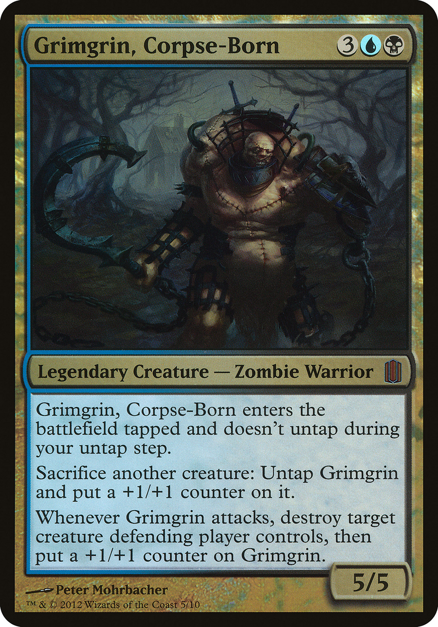 Grimgrin, Corpse-Born (Commander's Arsenal) (OVER-) - Commander's Arsenal Oversized Foil
