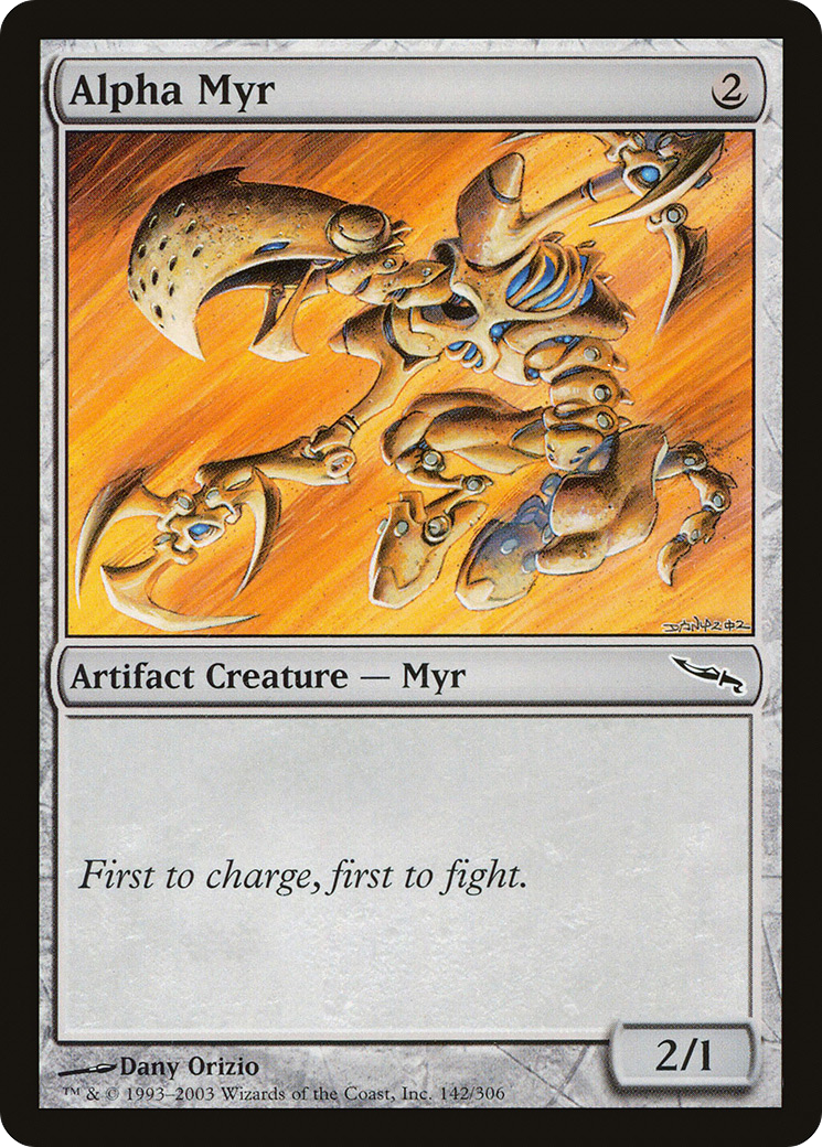 Alpha Myr (MRD-142) - Mirrodin Foil