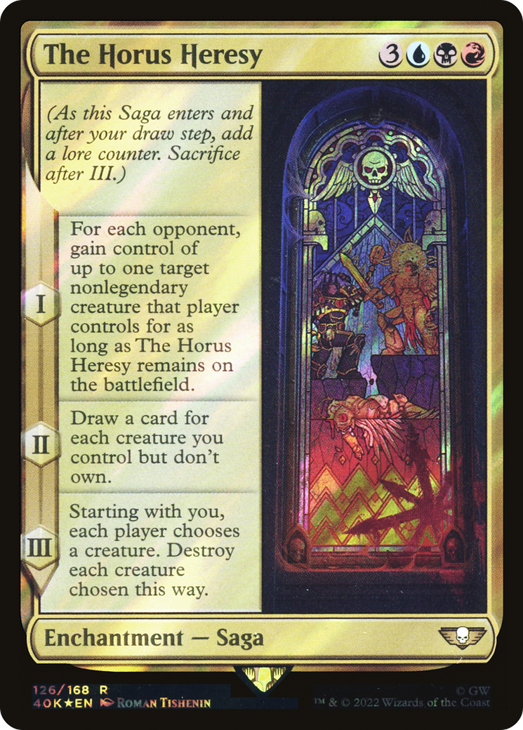 The Horus Heresy (Surge Foil) (40K-126) - Warhammer 40,000 Commander Foil