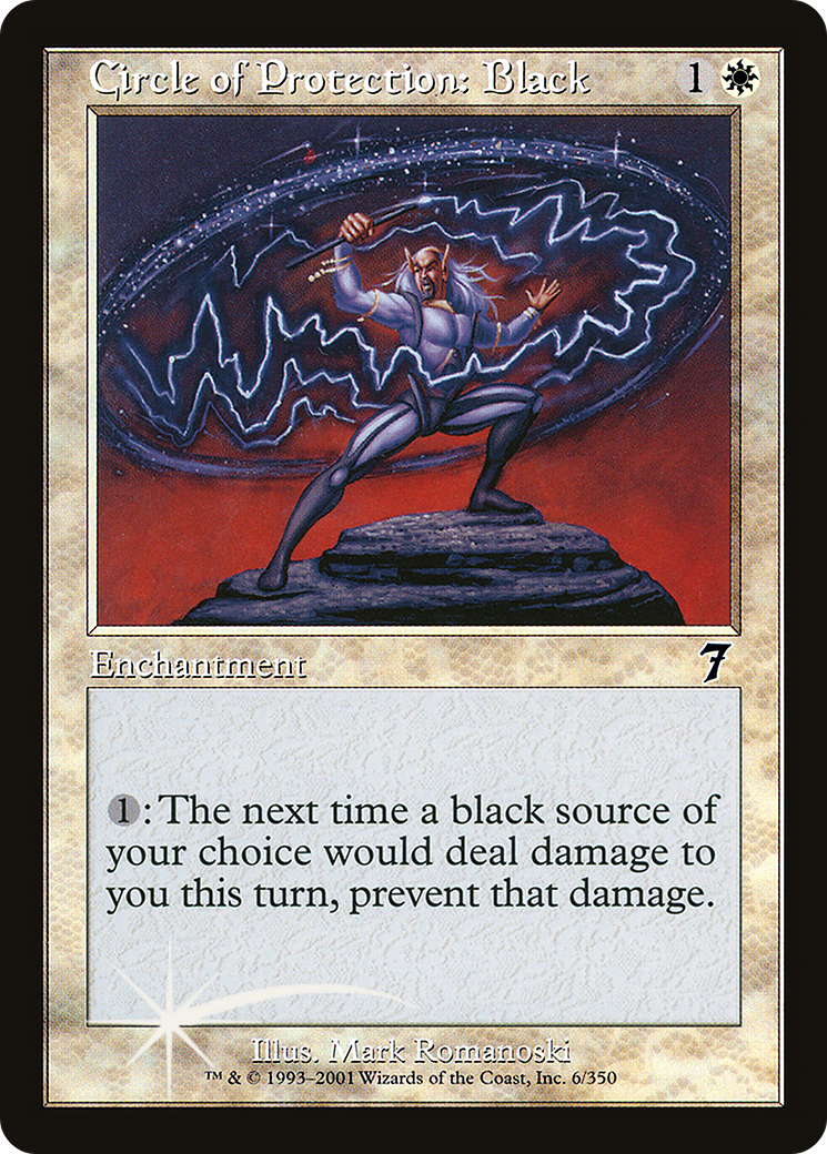 Circle of Protection: Black (7ED-006) - 7th Edition