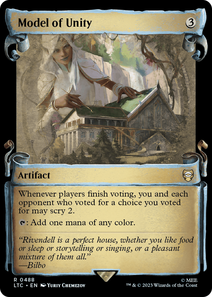 Model of Unity (Showcase Scrolls) (LTC-488) - Tales of Middle-earth Commander: (Showcase)