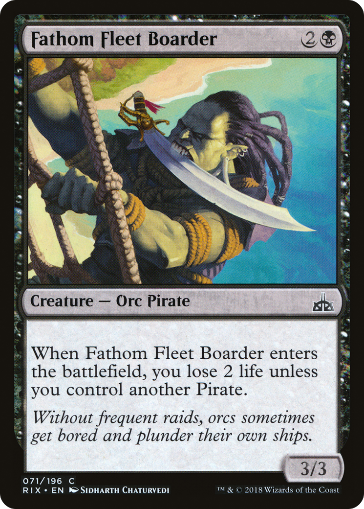 Fathom Fleet Boarder (RIX-071) - Rivals of Ixalan