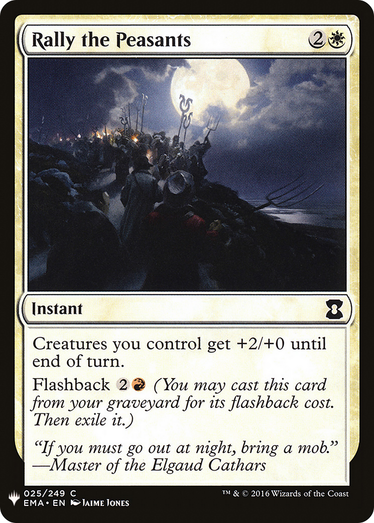 Rally the Peasants (LIST-025) - The List