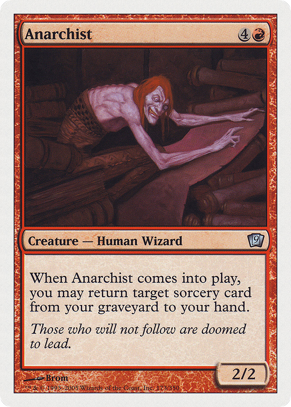 Anarchist (9ED-173) - 9th Edition Foil