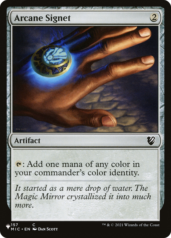 Arcane Signet (MIC) (LIST-157/038) - The List