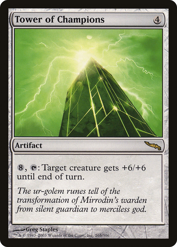 Tower of Champions (MRD-265) - Mirrodin Foil