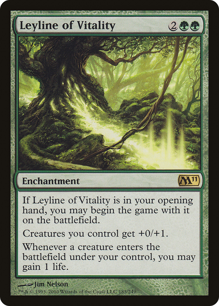 Leyline of Vitality (M11-183) - Magic 2011 Foil