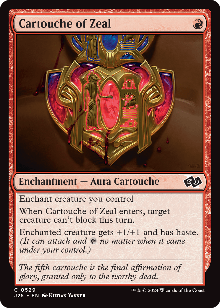 Cartouche of Zeal (J25-529) - Foundations Jumpstart