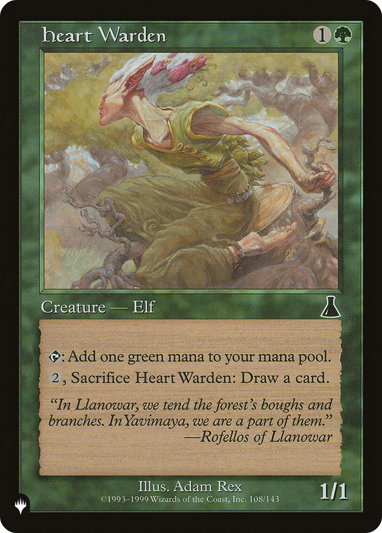 Heart Warden (LIST-108/143) - The List