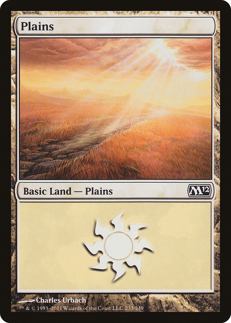 Plains (233) (M12-233) - Magic 2012 Foil