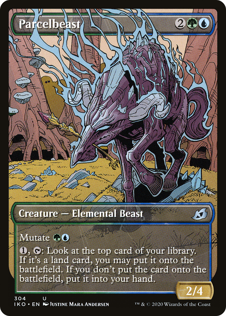 Parcelbeast (Showcase) (IKO-304) - Ikoria: Lair of Behemoths: (Showcase) Foil