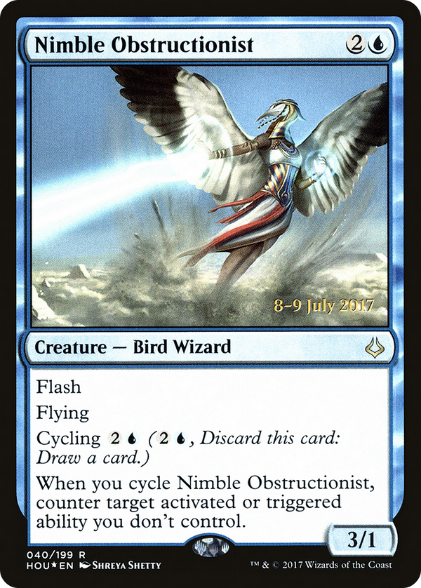 Nimble Obstructionist (PRE-040) - Hour of Devastation Promos Foil