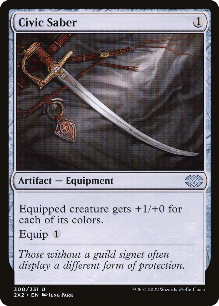Civic Saber (2X2-300) - Double Masters 2022 Foil