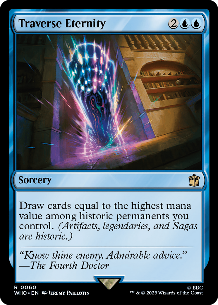 Traverse Eternity (WHO-060) - Doctor Who Foil