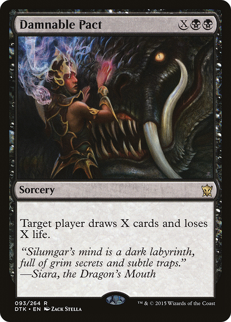 Damnable Pact (DTK-093) - Dragons of Tarkir