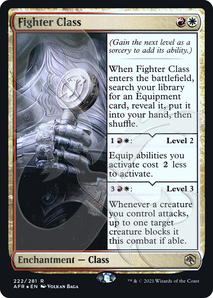 Fighter Class (AFR&-222) - Adventures in the Forgotten Realms Promos Foil