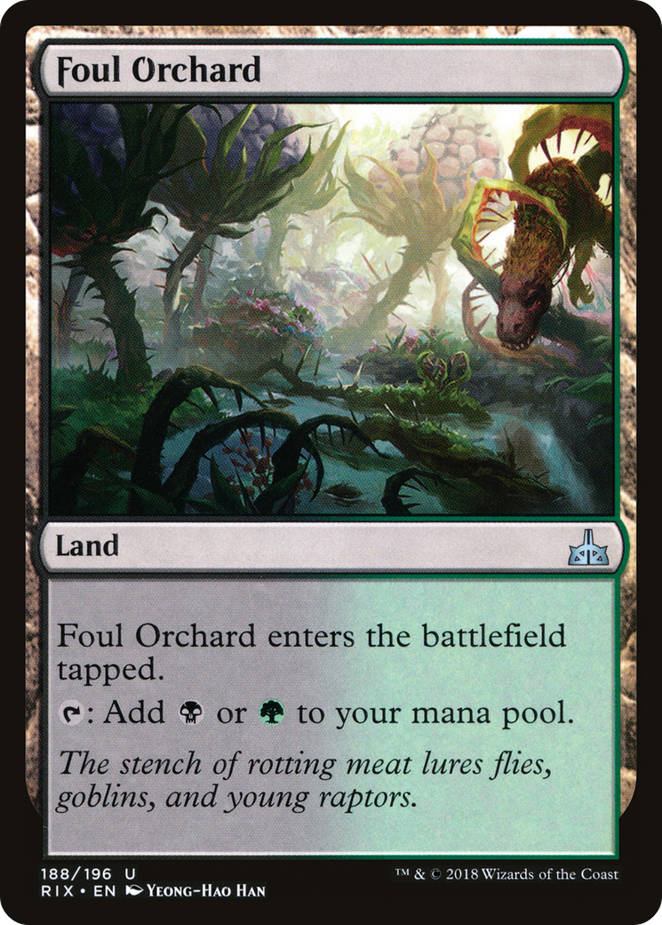 Foul Orchard (RIX-188) - Rivals of Ixalan Foil