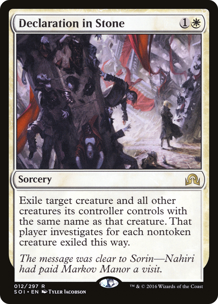 Declaration in Stone (SOI-012) - Shadows over Innistrad