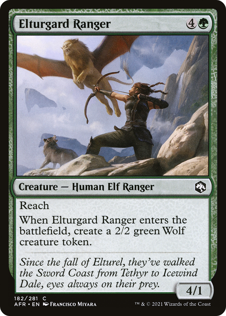 Elturgard Ranger (AFR-182) - Adventures in the Forgotten Realms Foil