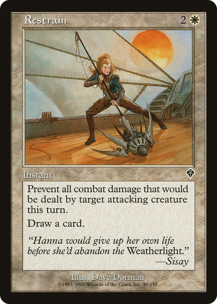 Restrain (INV-030) - Invasion Foil