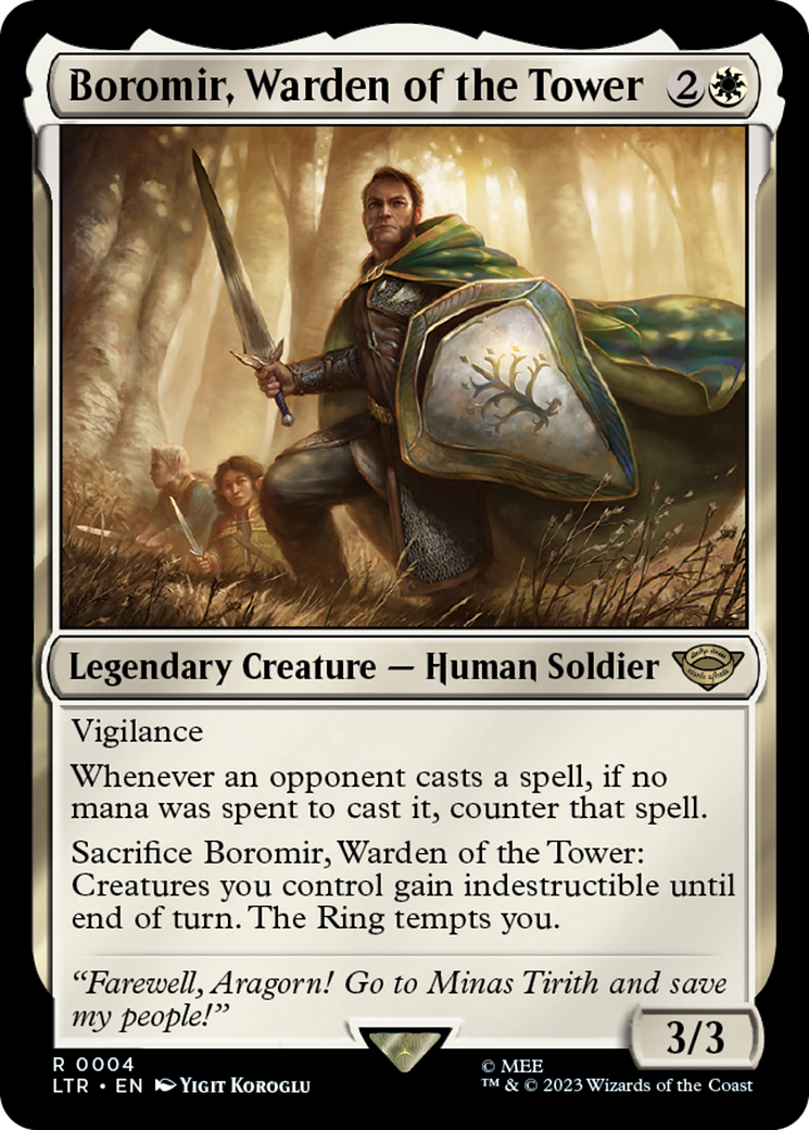Boromir, Warden of the Tower (LTR-004) - The Lord of the Rings: Tales of Middle-earth