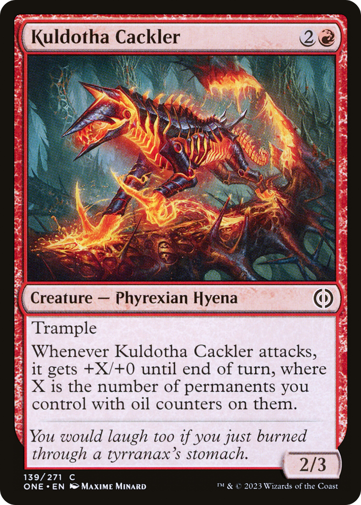 Kuldotha Cackler (ONE-139) - Phyrexia: All Will Be One Foil