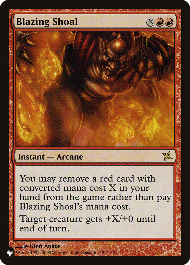 Blazing Shoal (LIST-96/165) - The List