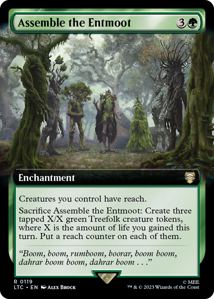 Assemble the Entmoot (Extended Art) (LTC-119) - Tales of Middle-earth Commander: (Extended Art)