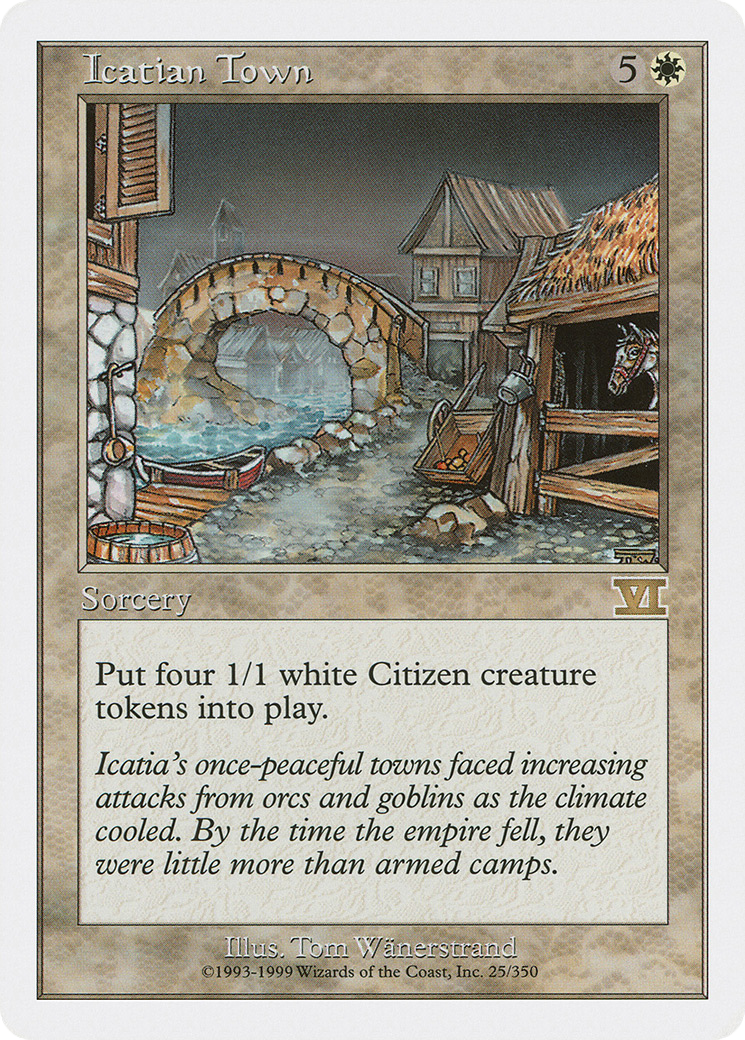 Icatian Town (6ED-025) - Classic Sixth Edition