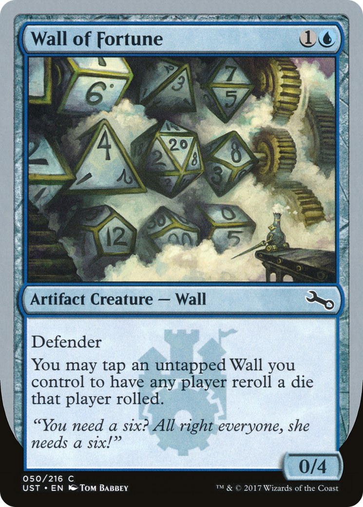 Wall of Fortune (UST-050) - Unstable Foil