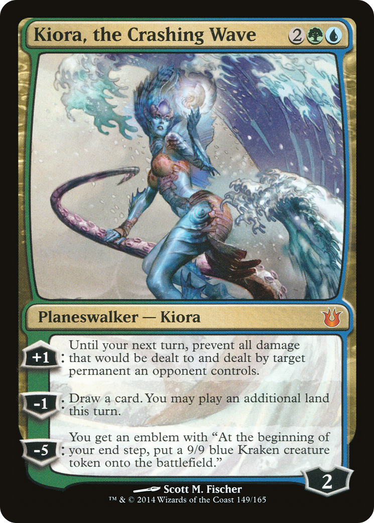 Kiora, the Crashing Wave (BNG-149) - Born of the Gods Foil