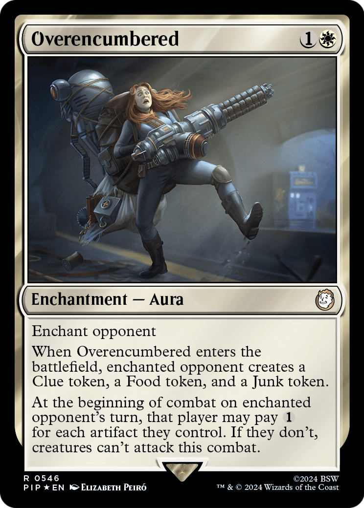 Overencumbered (Surge Foil) (PIP-546) - Fallout Foil