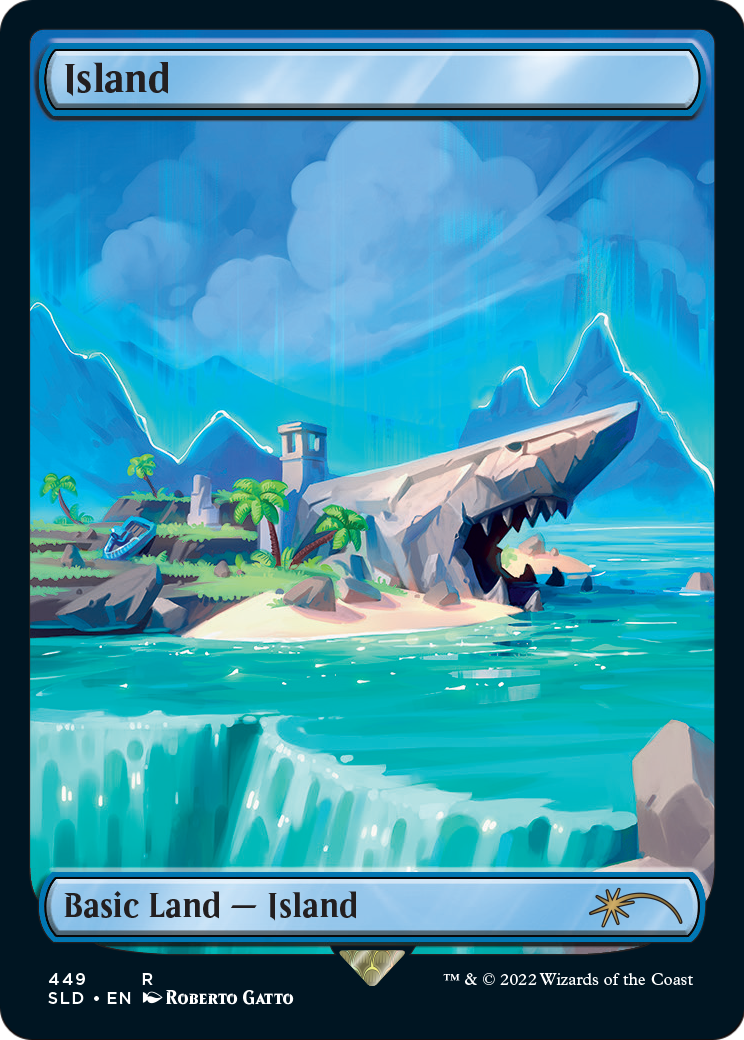 Island (449) (SLD-449) - Secret Lair Drop: (Full Art) Foil