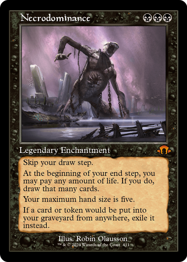 Necrodominance (Retro Frame) (MH3-411) - Modern Horizons 3