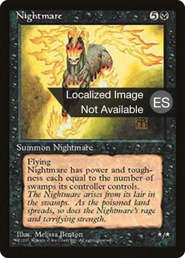 Nightmare (4BB-) - Fourth Edition Foreign Black Border