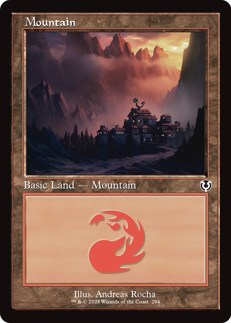 Mountain (294) (Retro Frame) (INR-294) - Innistrad Remastered