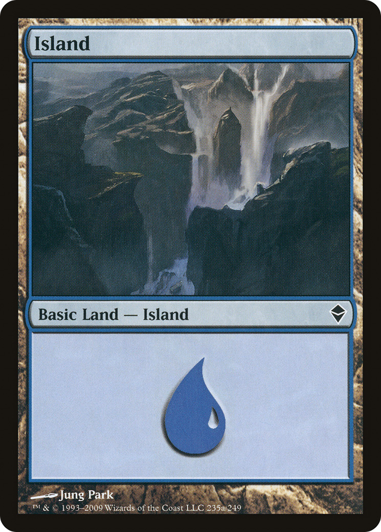 Island (235a) (ZEN-235A) - Zendikar