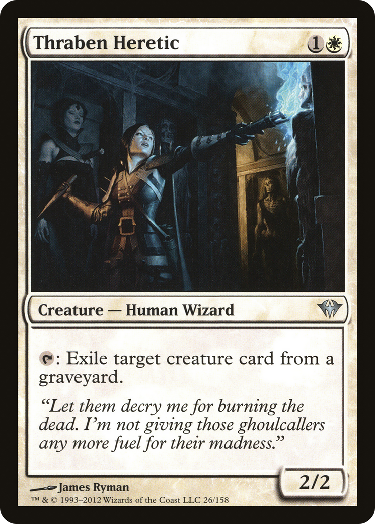 Thraben Heretic (DKA-026) - Dark Ascension Foil