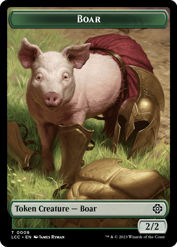 Boar (TLCC-009) - The Lost Caverns of Ixalan Commander Tokens