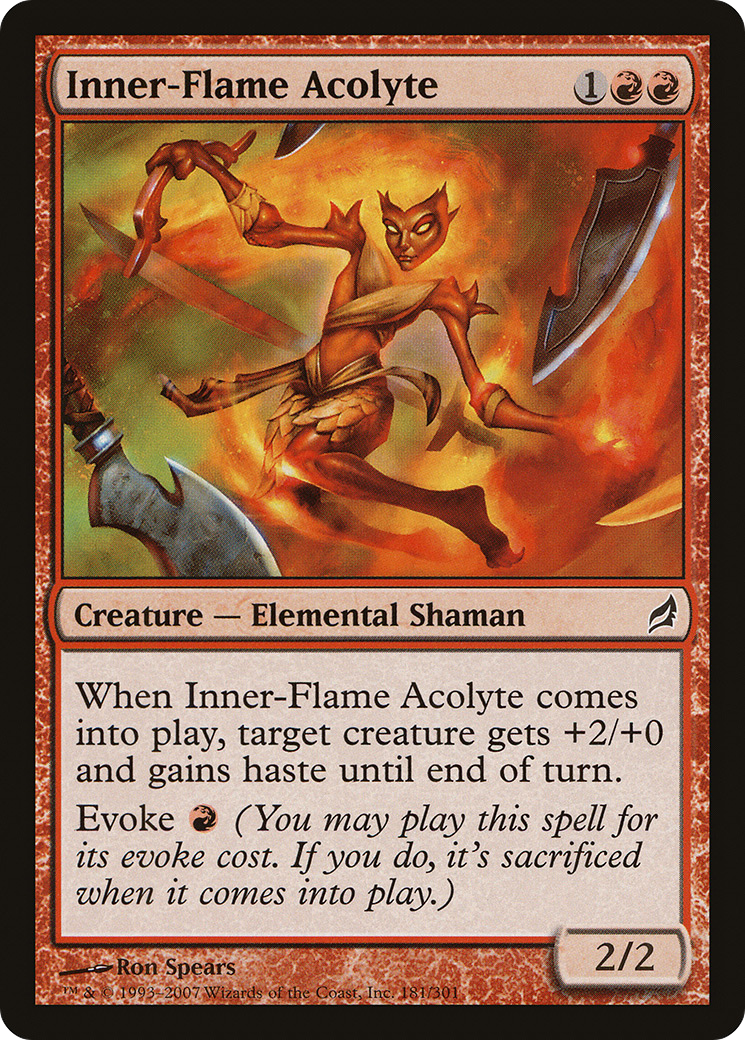 Inner-Flame Acolyte (LRW-181) - Lorwyn Foil